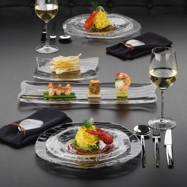 Тарелка для закусок с декором 40 см хрусталь, Nachtmann