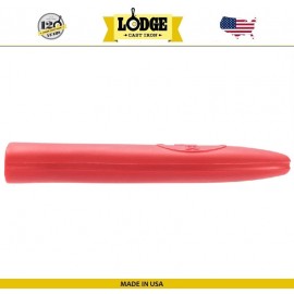 Накладка-прихватка на ручку силиконовая, L 14.3 см, красный, Lodge