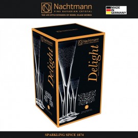 Набор бокалов DELIGHT для шампанского, 4 шт., 165 мл, бессвинцовый хрусталь, Nachtmann