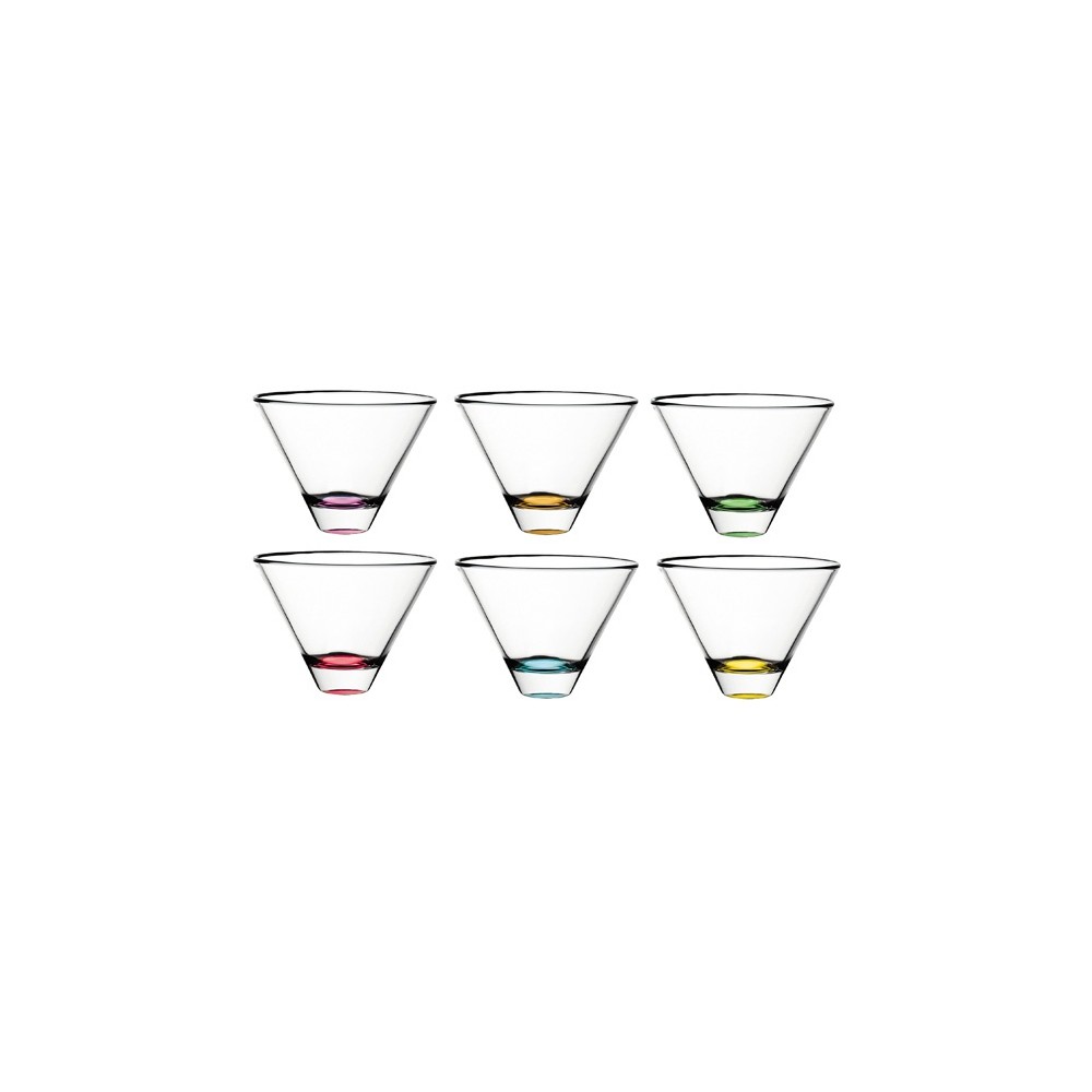 Набор стаканов для коктейля 6 шт., 330 мл, 9 см, хрустальное стекло, EgoAlter