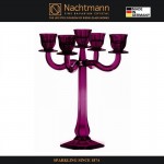 Подсвечник RAVELLO PURPLE 5-ти рожковый, 30 см хрусталь, Nachtmann