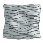 Тарелка квадратная 30 см серая lead crystal, Nachtmann
