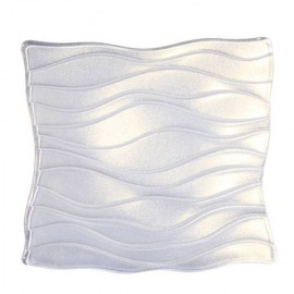 Тарелка квадратная 30x30 см белая хрусталь, Nachtmann