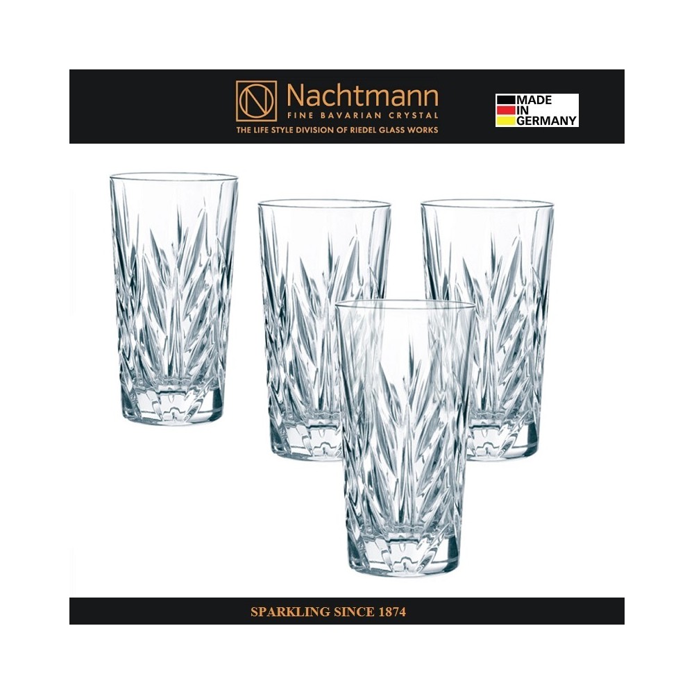 Набор высоких стаканов IMPERIAL, 380 мл, 4 шт, бессвинцовый хрусталь, Nachtmann