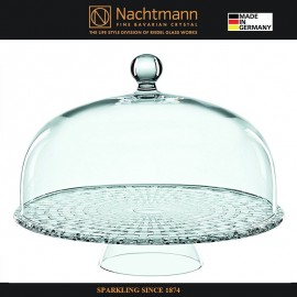 Блюдо с крышкой BOSSA NOVA для десертов, D 32 см, бессвинцовый хрусталь, Nachtmann
