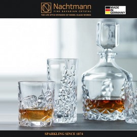 Набор SCULPTURE для виски, коньяка, 3 предмета, хрусталь, Nachtmann