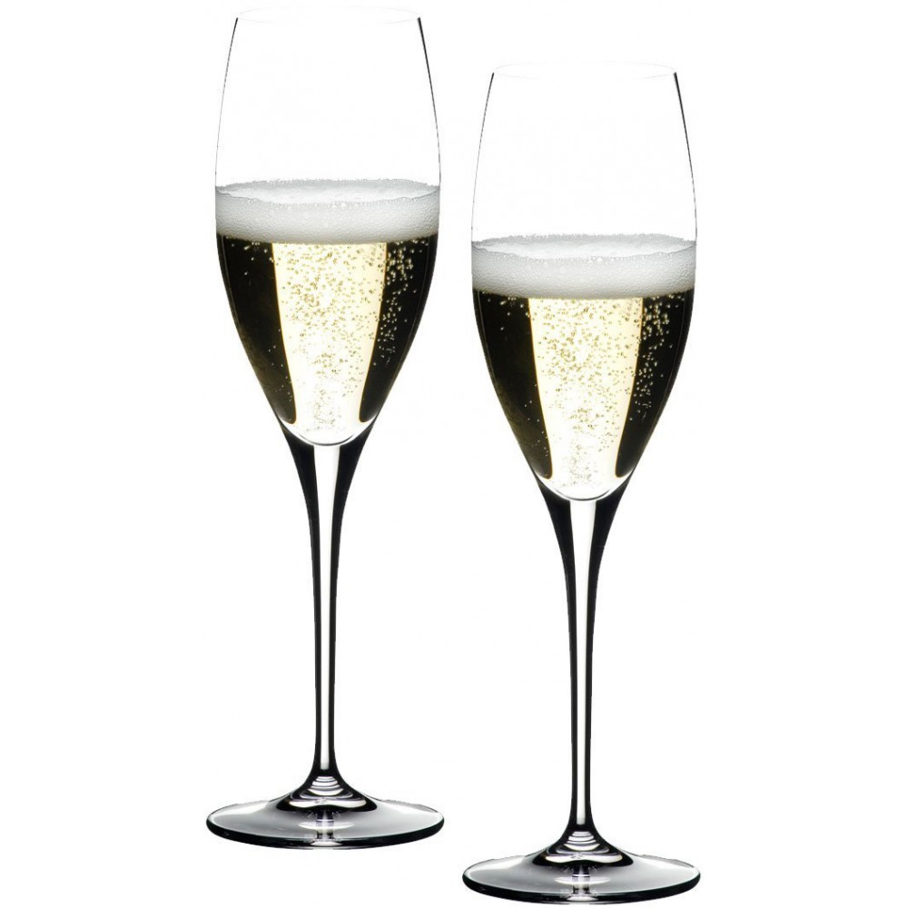 Бокалы для шампанского Celebration Champagne Glass, 2 шт объем 330 мл, H 24,5 см, хрустальное стекло, серия Celebration, Riedel