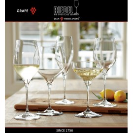 Бокалы для белых вин Montrachet (Chardonnay), 2 шт, объем 600 мл, ручная выдувка, GRAPE, RIEDEL