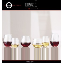 Бокалы "O" без ножки для белых вин Chardonnay, 2 шт, 580 мл, хрусталин, Riedel