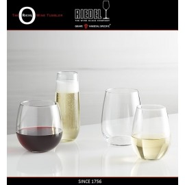 Бокалы "O" без ножки для шампанского Champagne Glass, 2 шт, 264 мл, хрусталин, Riedel