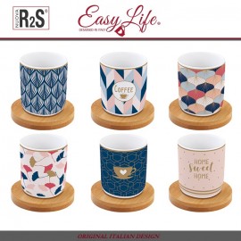 Набор CoffeeMANIA Sweet Home для эспрессо, 12 предметов на 6 персон, Easy Life Набор CoffeeMANIA Sweet Home для эспрессо, 12 предметов на 6 персон, Easy Life