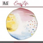 Обеденная тарелка Colour Splash, 26 см, фарфор, Easy Life