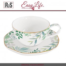 Пара чайная Amazonia, 250 мл, фарфор, Easy Life