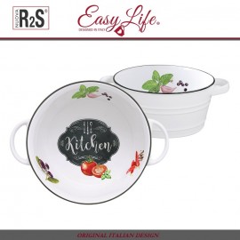 Миска-салатник Retro Kitchen с двумя ручками, D 12 см, Easy Life Миска-салатник Retro Kitchen с двумя ручками, D 12 см, Easy Life