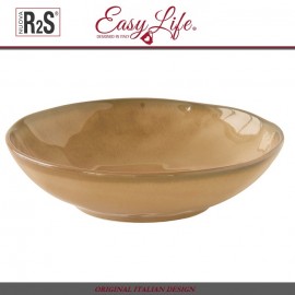 Глубокая тарелка Interiors коричневый, D 19 см, керамика, Easy Life