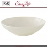 Глубокая тарелка Interiors белый, D 19 см, керамика, Easy Life