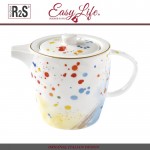 Заварочный чайник Colour Splash, 750 мл, фарфор, Easy Life