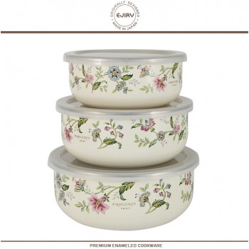 Комплект кухонных мисок PROVENCE эмалированных, 3 шт, EJIRY