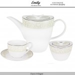 Набор чайный Donatella, 14 предметов на 6 персон, костяной Emily