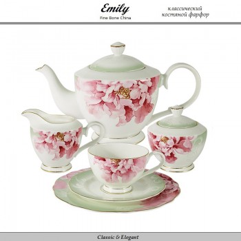 Чайный сервиз Day Dawn, 21 предмет на 6 персон, костяной Emily