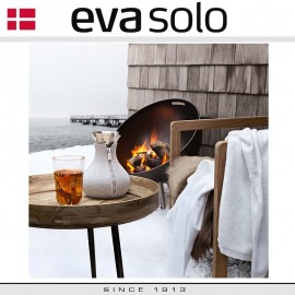 Заварочный чайник Tea Maker стеклянный со стальным пресс-фильтром, 1 л, светло-серый чехол, Eva Solo