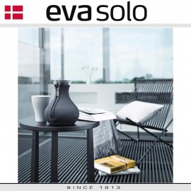 Заварочный чайник Tea Maker стеклянный со стальным пресс-фильтром, 1 л, чехол пыльная роза, Eva Solo, Дания