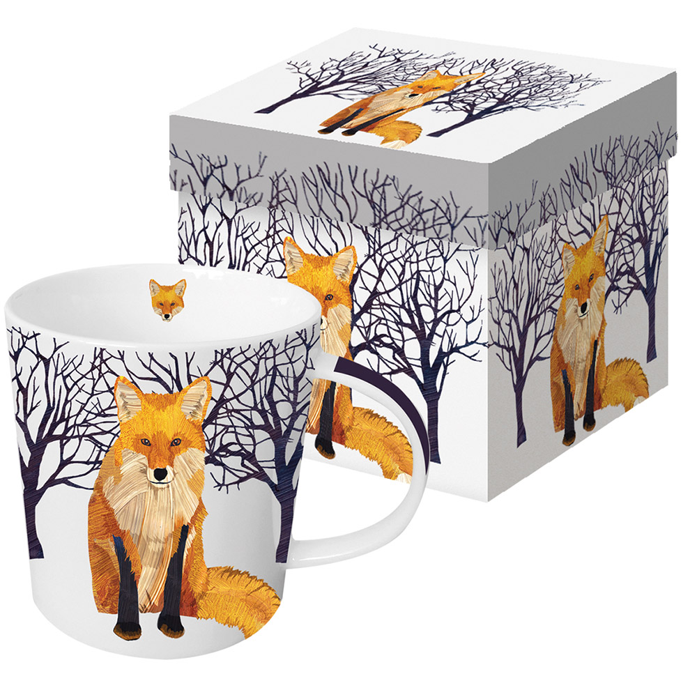 Кружка в подарочной коробке winter fox, Paperproducts Design