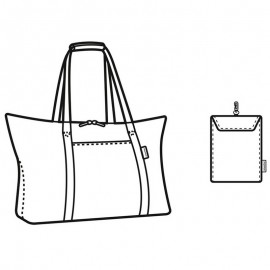 Сумка складная mini maxi travelbag funky dots 1, L 65 см, W 26 см, H 41 см, Reisenthel