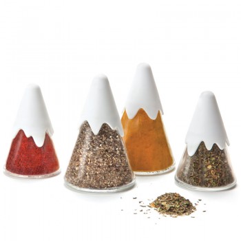 Набор ёмкостей для специй Himalaya, 4 шт, пластик, Peleg Design