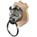 Держатель для ключей с брелком bull, L 3 см, W 3 см, H 6,5 см, Suck UK