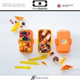 Набор из 3 столовых приборов MB Pocket Color черный, Monbento