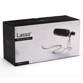Подставка для бутылки Lasso в подарочной упаковке, пластик, металл, Peleg Design