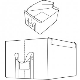 Коробка для хранения storagebox m red, L 40 см, W 31 см, H 23 см, Reisenthel