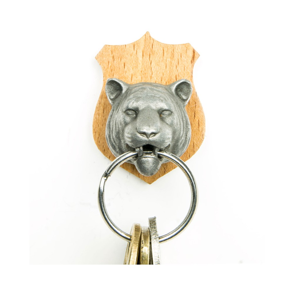 Держатель для ключей с брелком tiger, L 3 см, W 3 см, H 6,5 см, Suck UK