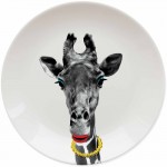 Тарелка Wild Dining Жираф, D 25 см, керамика, Mustard