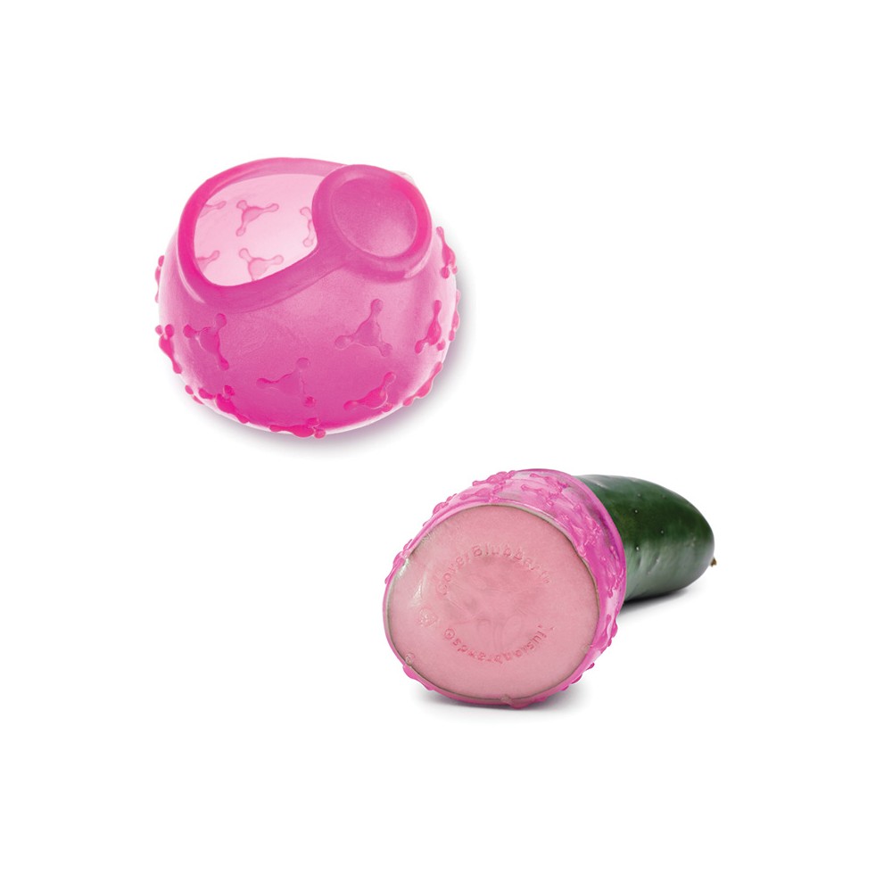Упаковка для продуктов coverblubber малая розовая, L 4,5 см, W 4,5 см, H 3,5 см, Fusionbrands, Тайвань
