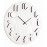 Часы настенные shadow белый, L 40,5 см, W 40,5 см, H 2,5 см, Umbra