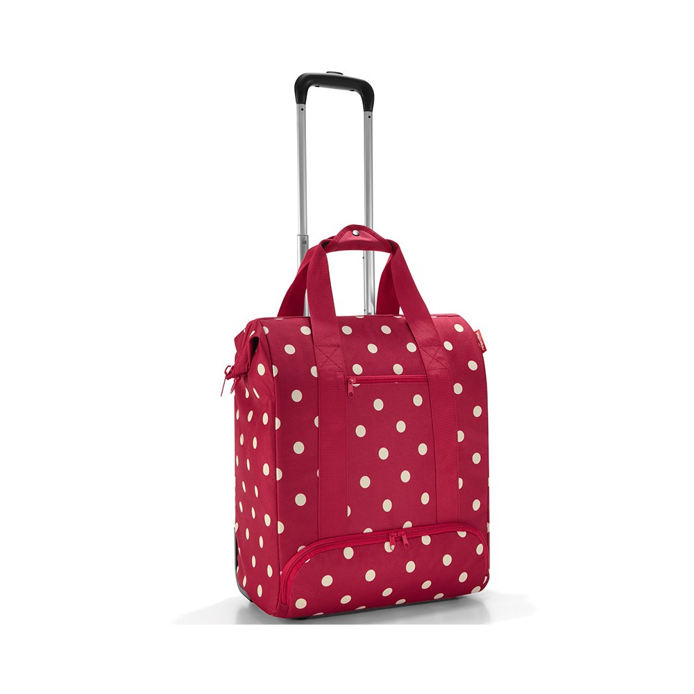 Сумка на колесиках allrounder ruby dots, L 40 см, W 25 см, H 55 см, Reisenthel