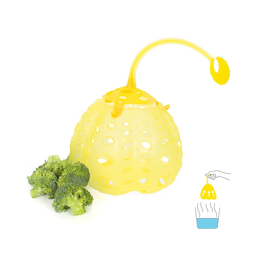 Контейнер для варки foodpod желтый, L 22,8 см, W 16 см, H 7 см, Fusionbrands, Тайвань