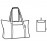 Сумка складная mini maxi travelshopper baroque taupe, L 54 см, W 14 см, H 43 см, Reisenthel