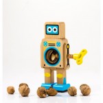 Орехокол мини robot натуральный, L 14 см, W 6 см, H 22 см, Suck UK