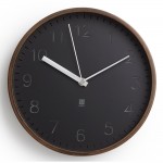 Часы настенные rimwood орех, L 25,7 см, W 27,2 см, H 8,3 см, Umbra