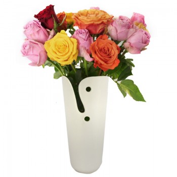 Ваза Echo удивляющийся, L 12 см, W 12 см, H 29 см, PO: SELECTED