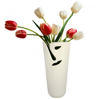 Ваза Echo флиртующий, L 12 см, W 12 см, H 29 см, PO: SELECTED