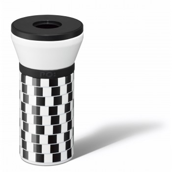 Ваза для цветов ring illusion, L 10,9 см, W 10,9 см, H 21,3 см, PO: SELECTED