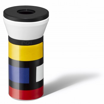 Ваза для цветов ring mondri, L 10,9 см, W 10,9 см, H 21,3 см, PO: SELECTED