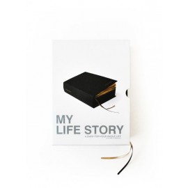 Дневник my life story черный, L 16,3 см, W 6,8 см, H 22,7 см, Suck Uk