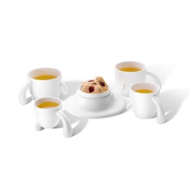 Набор для чаепития чашки и блюдо Сactus, L 20 см, W 20 см, H 30 см, PO: SELECTED