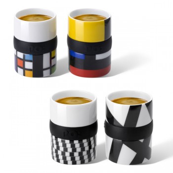 Набор для эспрессо ring, L 4,7 см, W 4,7 см, H 6,5 см, PO: SELECTED