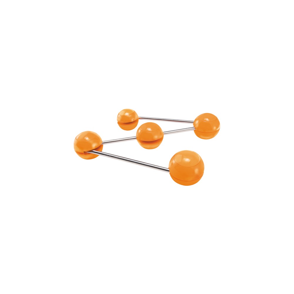 Подставка под горячее compound оранжевая, L 3 см, W 3 см, H 16 см, PO: SELECTED